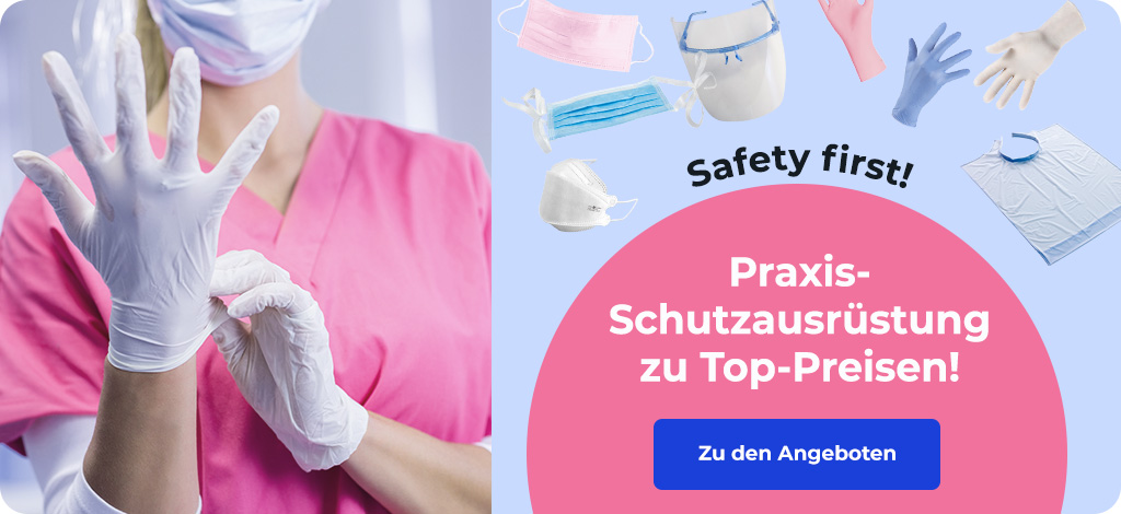 Praxis-Schutzausrüstung zu Top-Preisen